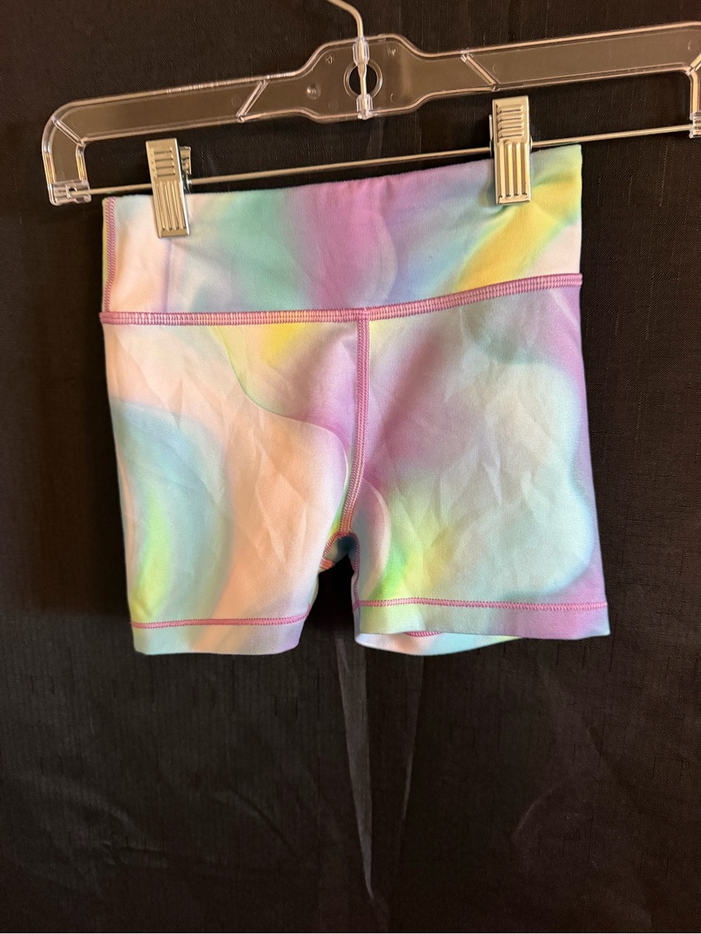 Athleta Kids Pastel Tie-Dye Bike Shorts - Multi